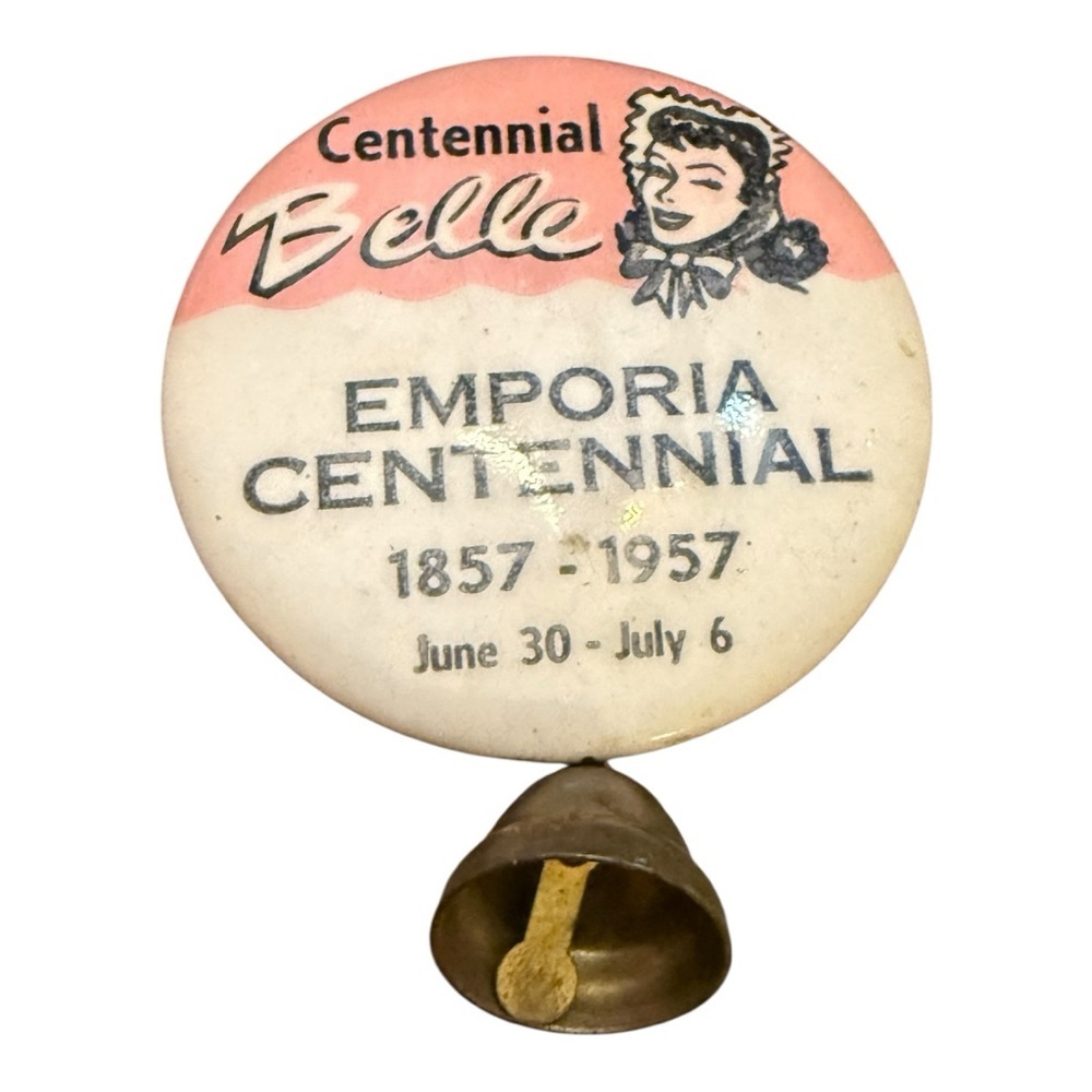 Vintage Meridian Mississippi Centennial Belle Pin 1857-1957‎